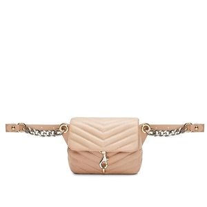 Rebecca Minkoff – Edie Chain Belt Bag – Doe - Leather